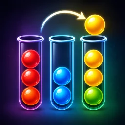 أيقونة Classifique Cores: Ball Sort